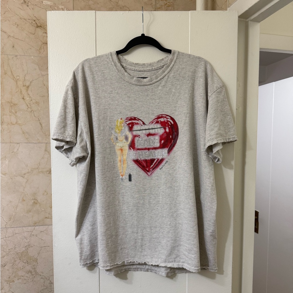 Boys Lie Heather Gray Graphic Tee